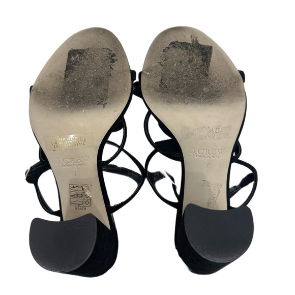 J. Crew Stella Bow Heels in Black Suede - Picture 4 of 4